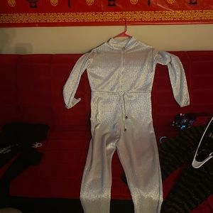 ONE PIECE GLITTER SILVER OUTFIT